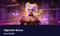 Bonus high roller fino a 5000 euro